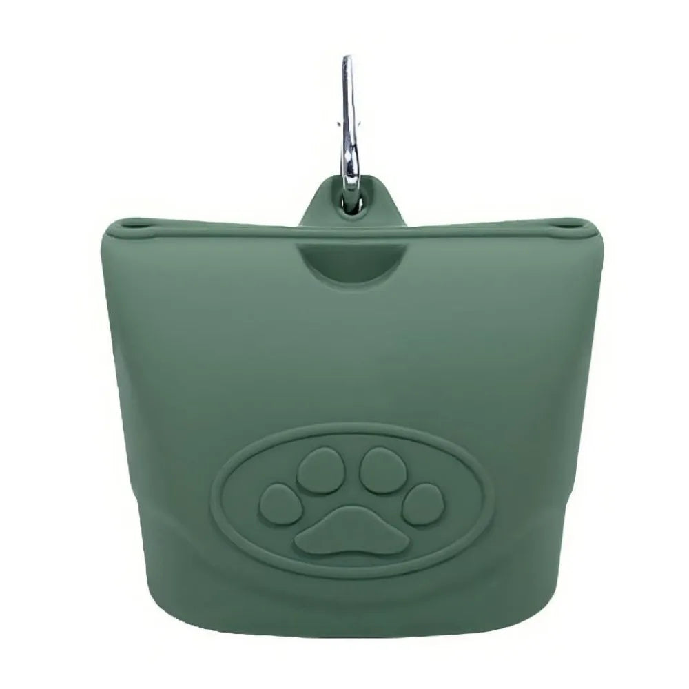 Silicone Dog Treat Pouch – Magnetic, Hands-Free Training Bag with Waist Clip