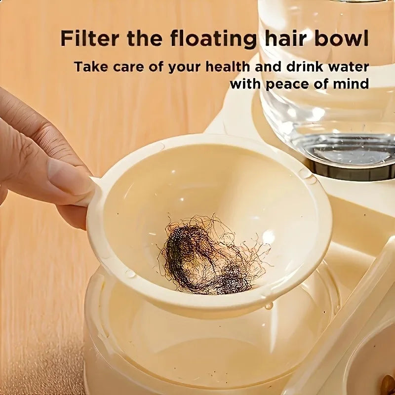 2-in-1 Gravity Pet Feeder & Water Dispenser – Large Capacity, No Batteries Needed
