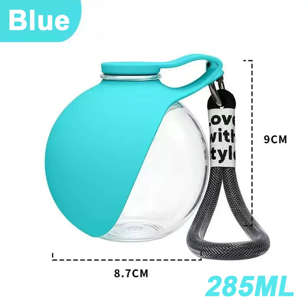 2-in-1 Portable Dog Water Bottle with Bowl – Leak-Proof, No-Spill for Walks & Hikes