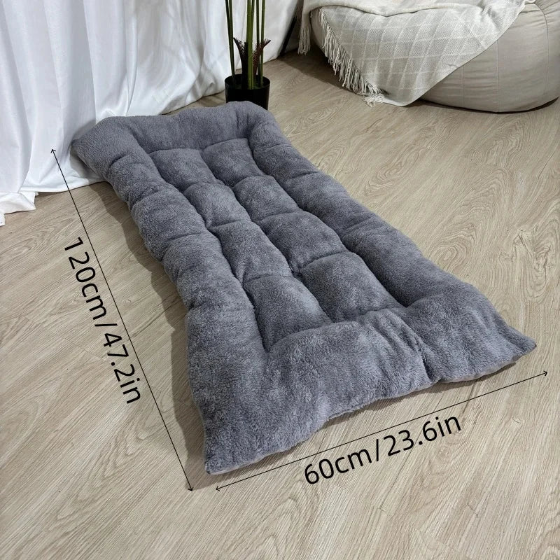Extra-Large Plush Dog Bed Mat – Reversible, Ultra-Soft & Warm Crate Mat (120 x 60 cm)