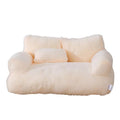 Fluffy Pet Sofa Bed – Removable, Washable & Non-Slip for Small Dogs