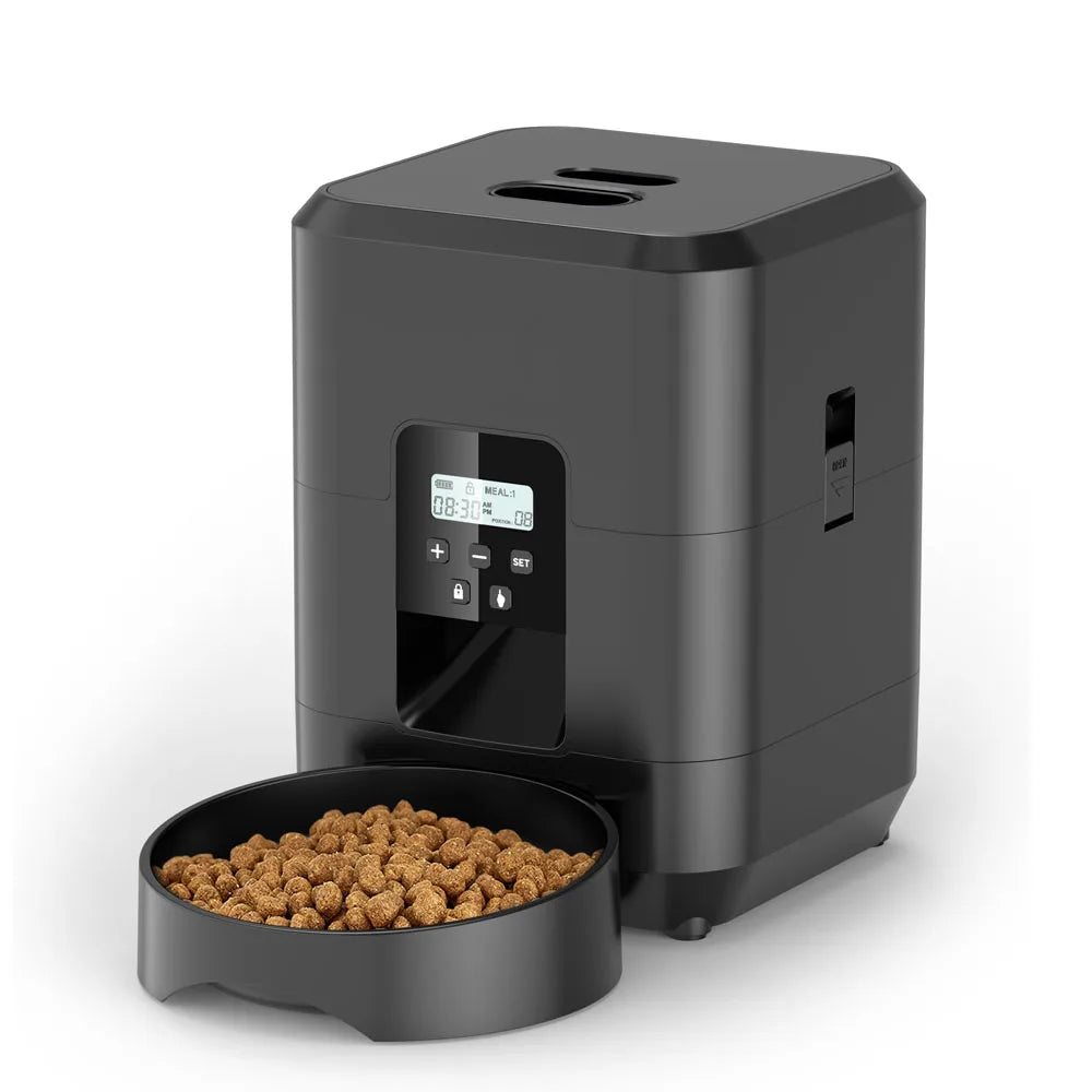 Smart Automatic Dog Feeder – Timed Portion Control, Wi-Fi or Button Model