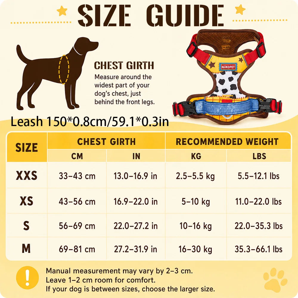 Padded Reflective Dog Harness – Breathable Mesh, Escape-Proof & Stylish