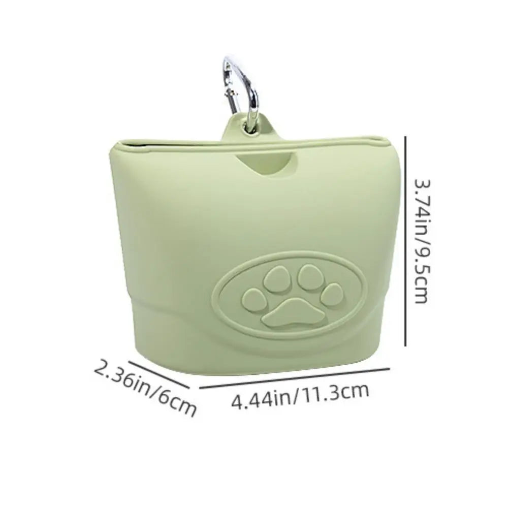 Silicone Dog Treat Pouch – Magnetic, Hands-Free Training Bag with Waist Clip