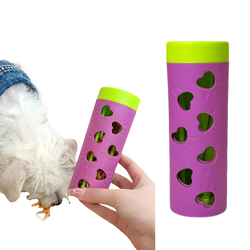 Slow Feeder Treat Ball for Dogs – Rolling Puzzle Toy for Boredom Relief