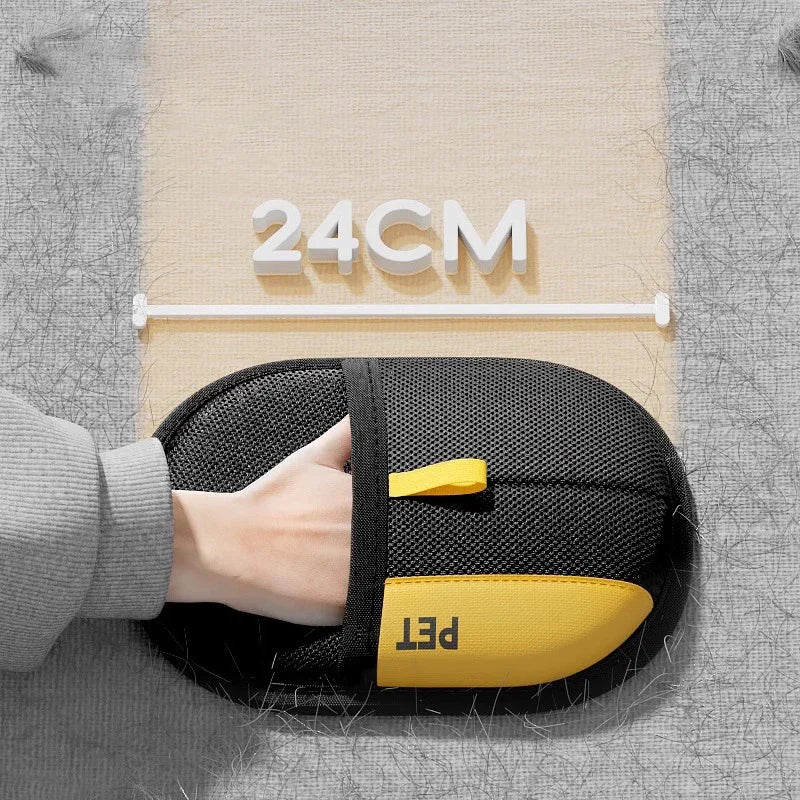 Double-Sided Pet Hair Remover Glove – Grooming Mitt & Fur Collector