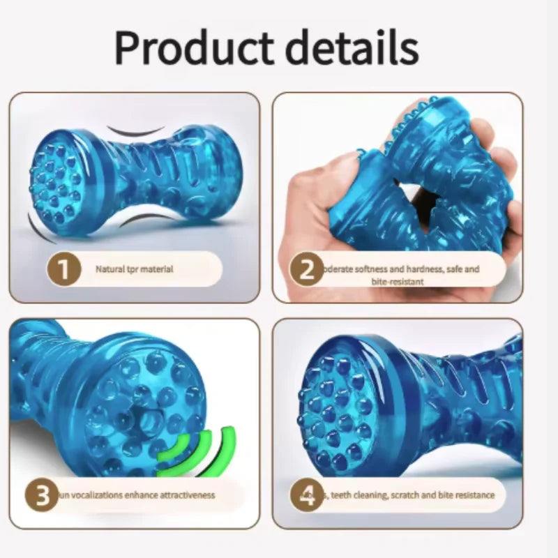 Bite-Resistant Dog Chew Stick – Teething Toy & Treat Holder for Puppies and Adults