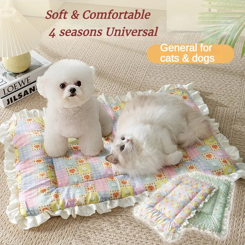 Reversible Dog Sleeping Mat – Thick, Washable Pet Blanket Pad