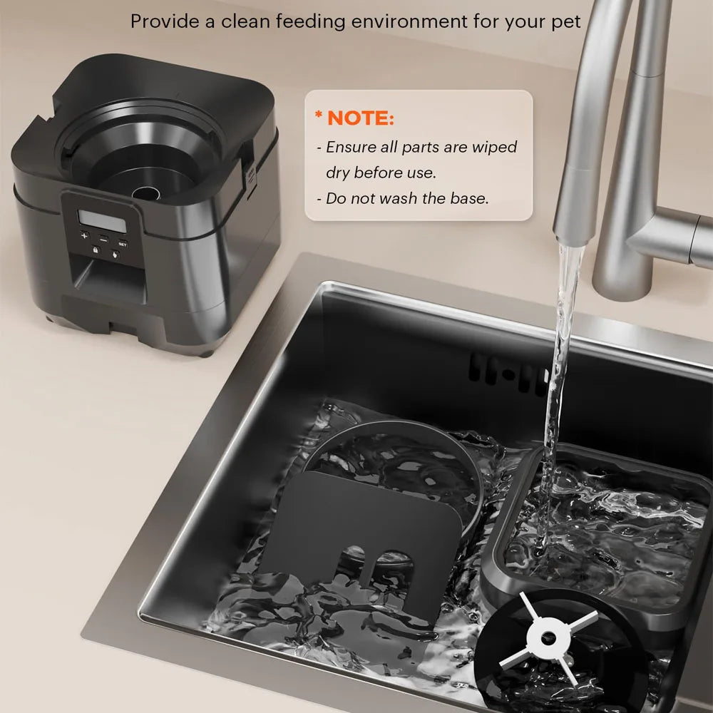 Smart Automatic Dog Feeder – Timed Portion Control, Wi-Fi or Button Model