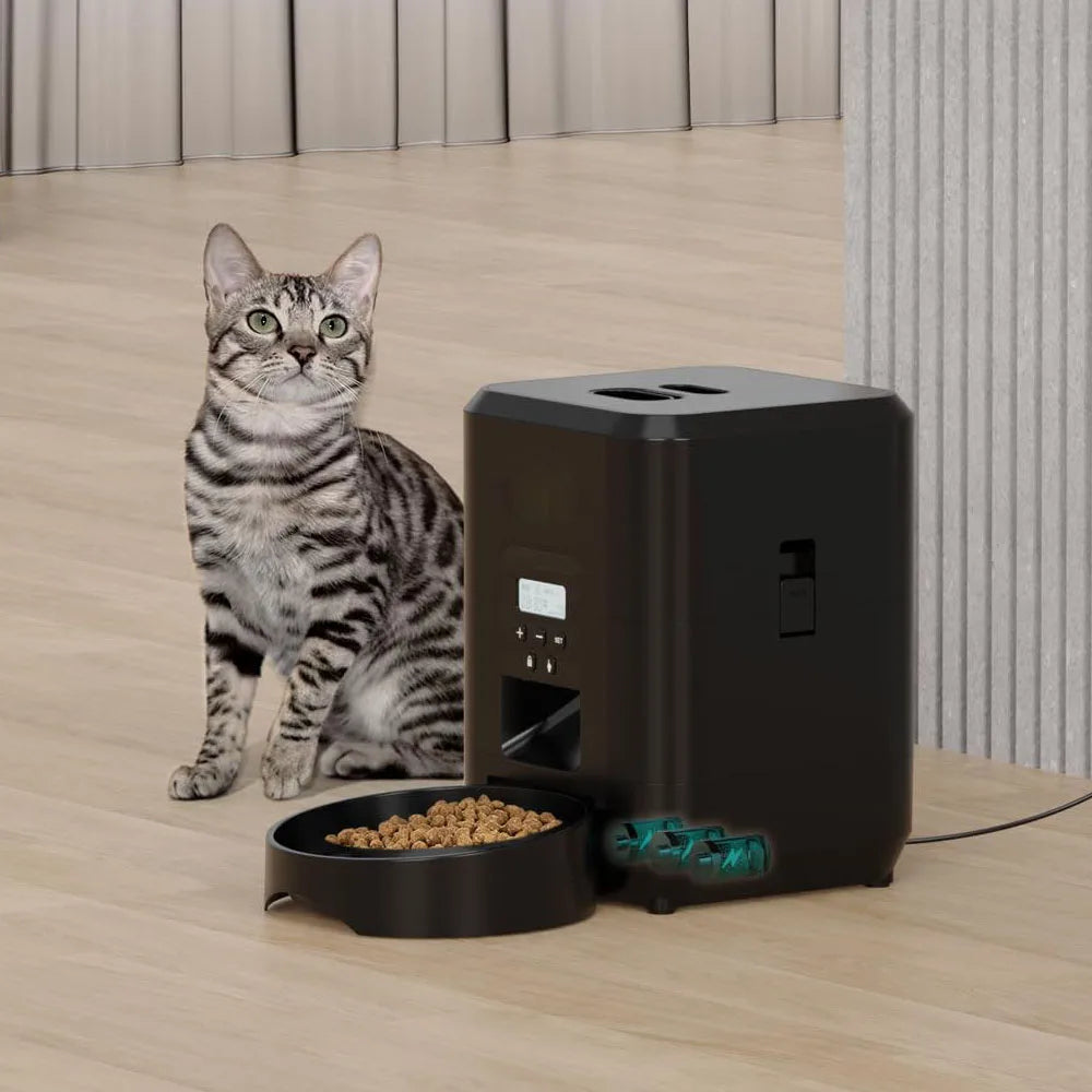 Smart Automatic Dog Feeder – Timed Portion Control, Wi-Fi or Button Model