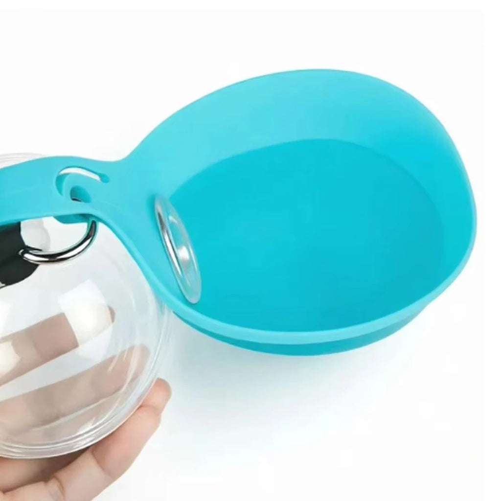 2-in-1 Portable Dog Water Bottle with Bowl – Leak-Proof, No-Spill for Walks & Hikes