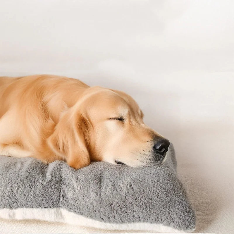Extra-Large Plush Dog Bed Mat – Reversible, Ultra-Soft & Warm Crate Mat (120 x 60 cm)