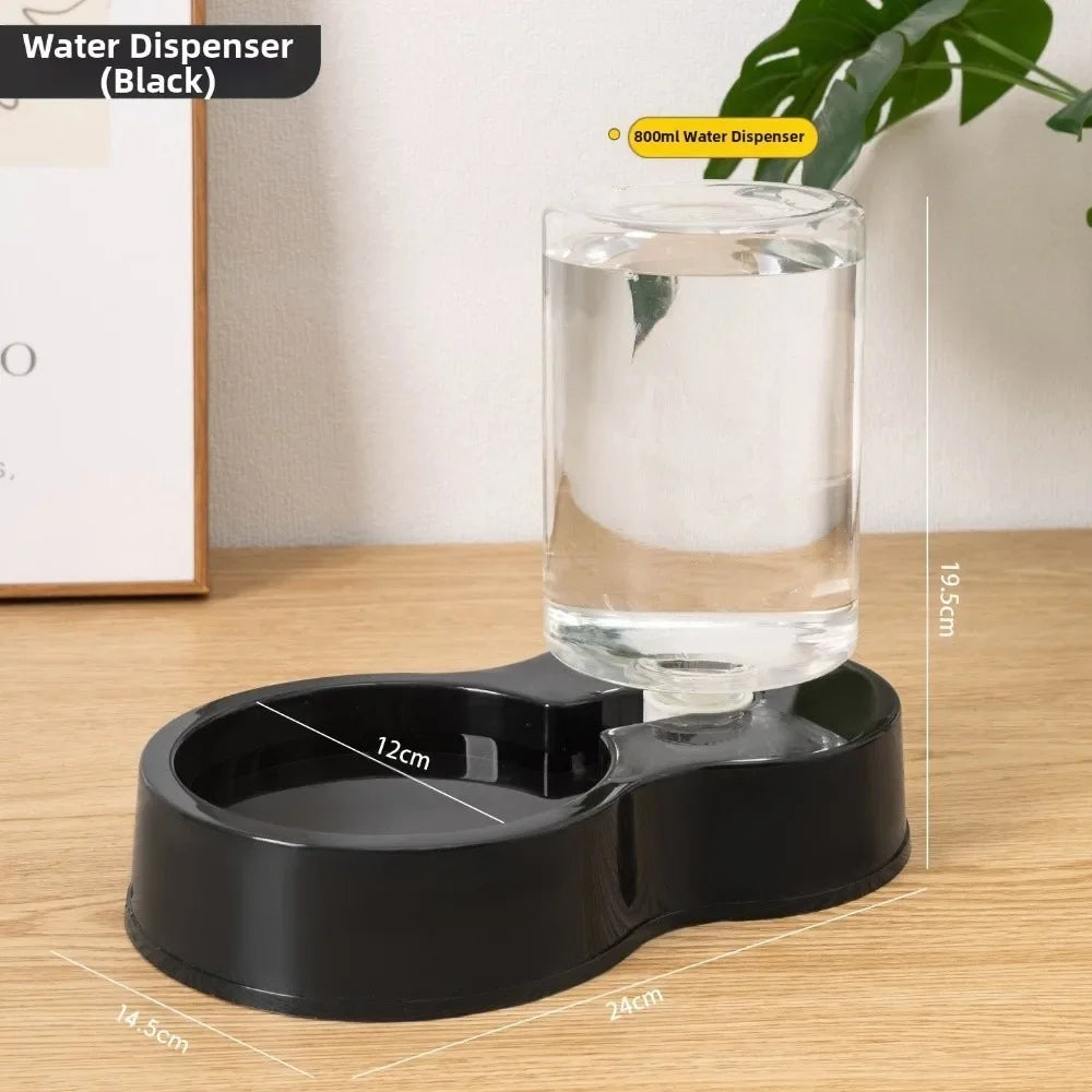 Automatic Gravity Dog Feeder or Water Dispenser – 1.2 L Water / 1.5 kg Food