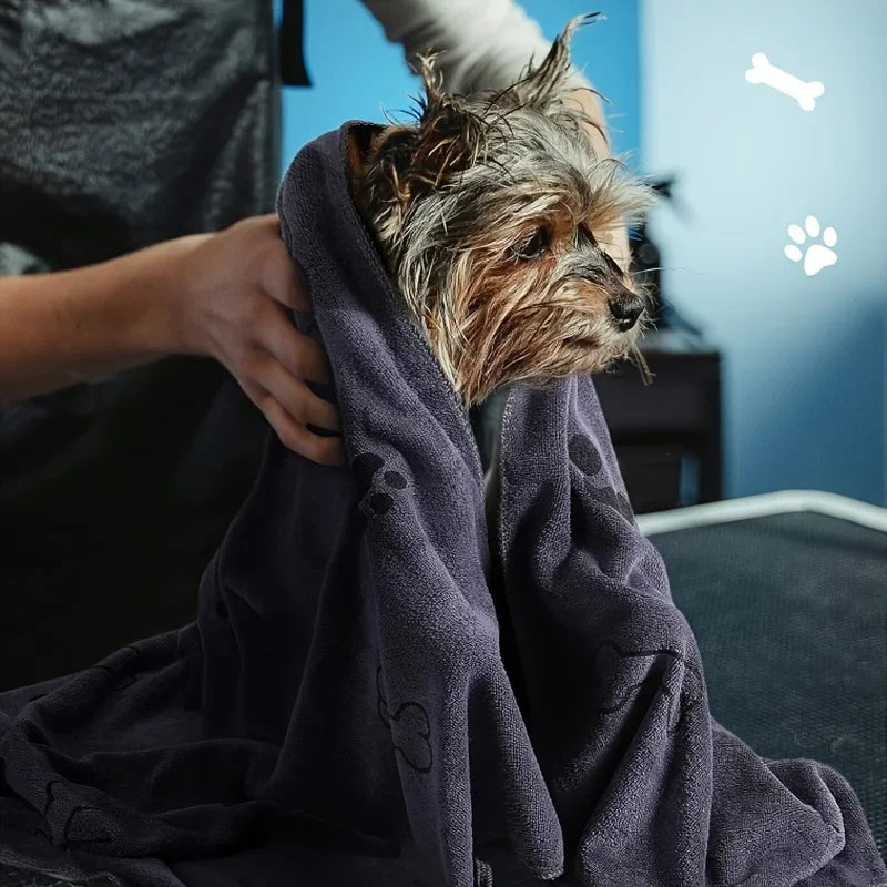Quick-Drying Microfiber Dog Towel – Super-Absorbent Bath Towel (1, 2 or 4 Pack)