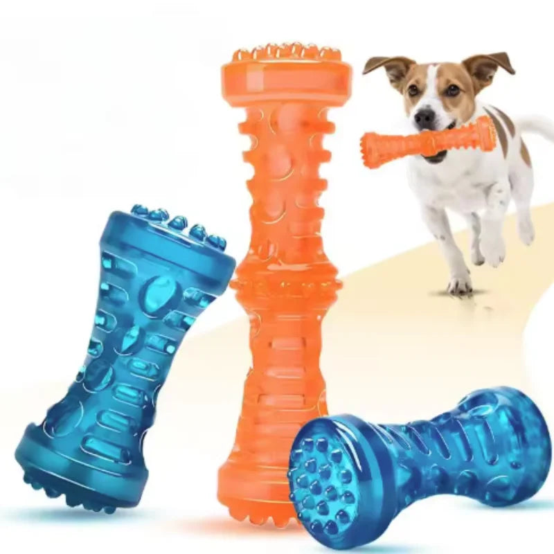 Bite-Resistant Dog Chew Stick – Teething Toy & Treat Holder for Puppies and Adults