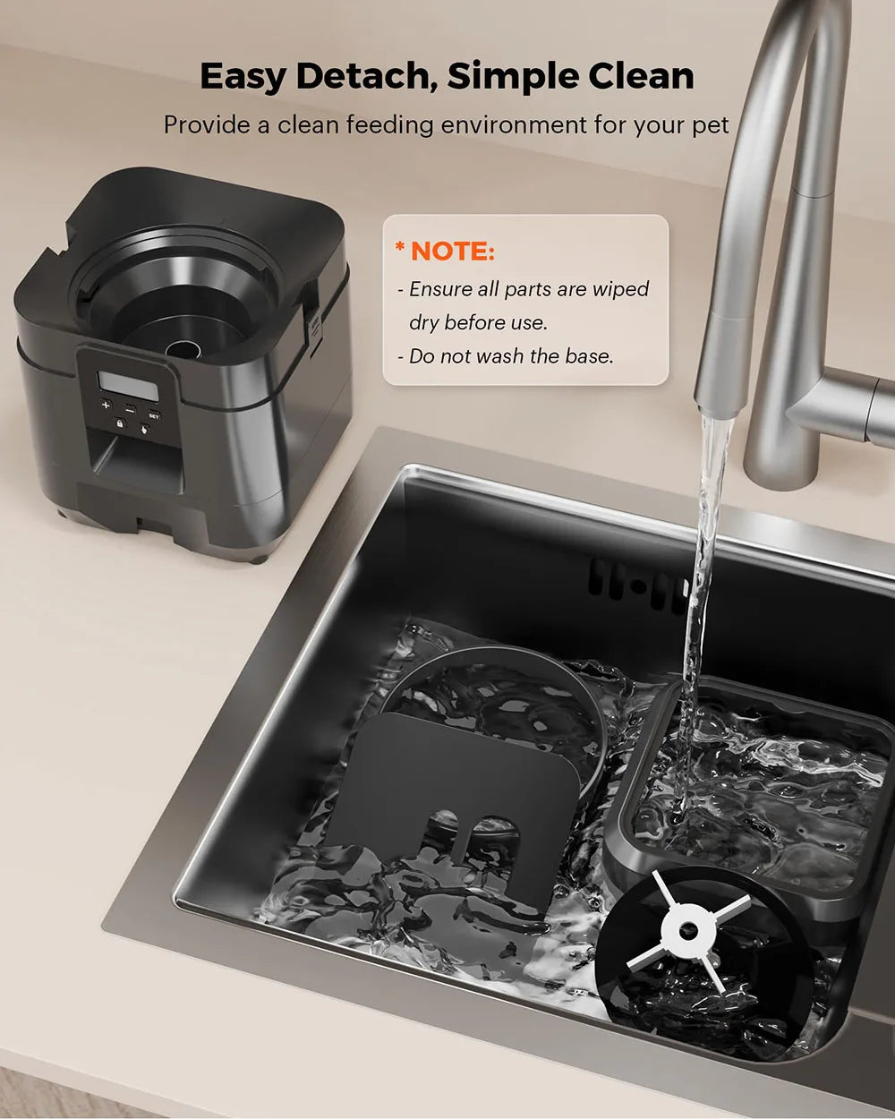 Smart Automatic Dog Feeder – Timed Portion Control, Wi-Fi or Button Model