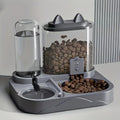 2-in-1 Gravity Pet Feeder & Water Dispenser – Large Capacity, No Batteries Needed