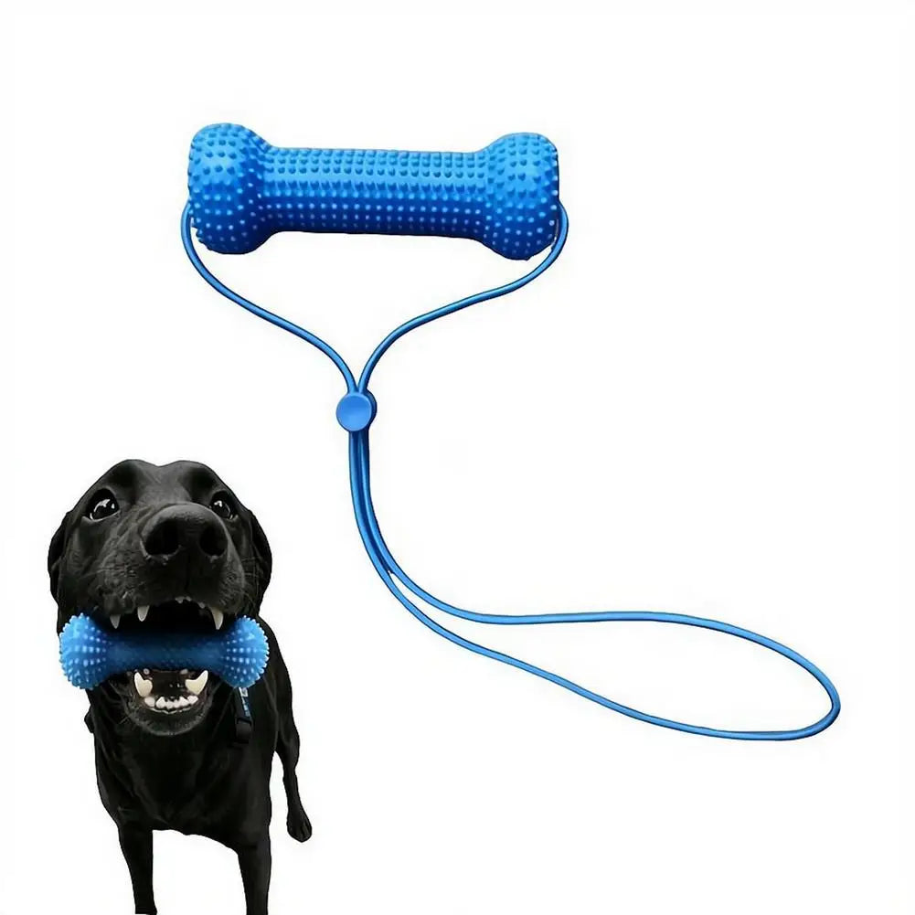 Dental Chew Toy for Dogs – Teeth Cleaning Mouth Prop, Quiet & Durable