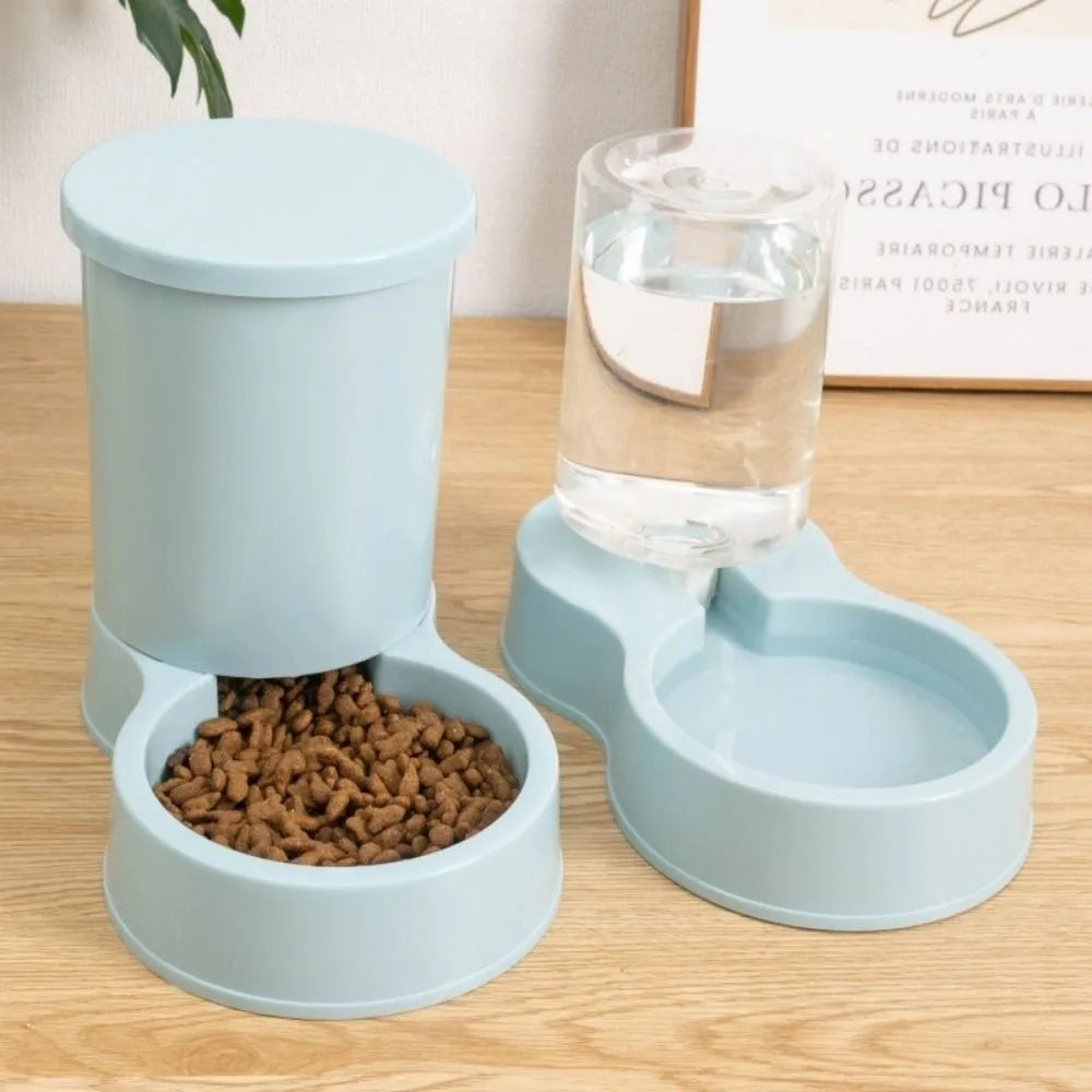 Automatic Gravity Dog Feeder or Water Dispenser – 1.2 L Water / 1.5 kg Food