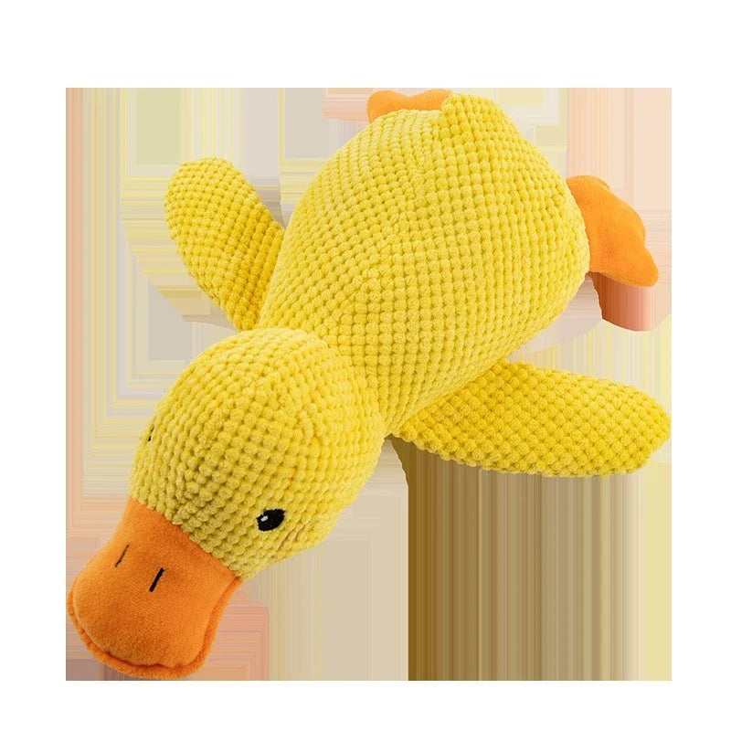 Plush Squeaky Duck Toy for Dogs – Soft Cuddle & Chew Companion (3 Sizes)