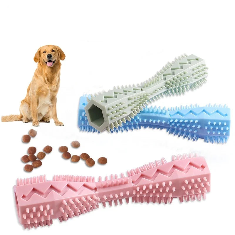 Bite-Resistant Dog Chew Stick – Teething Toy & Treat Holder for Puppies and Adults