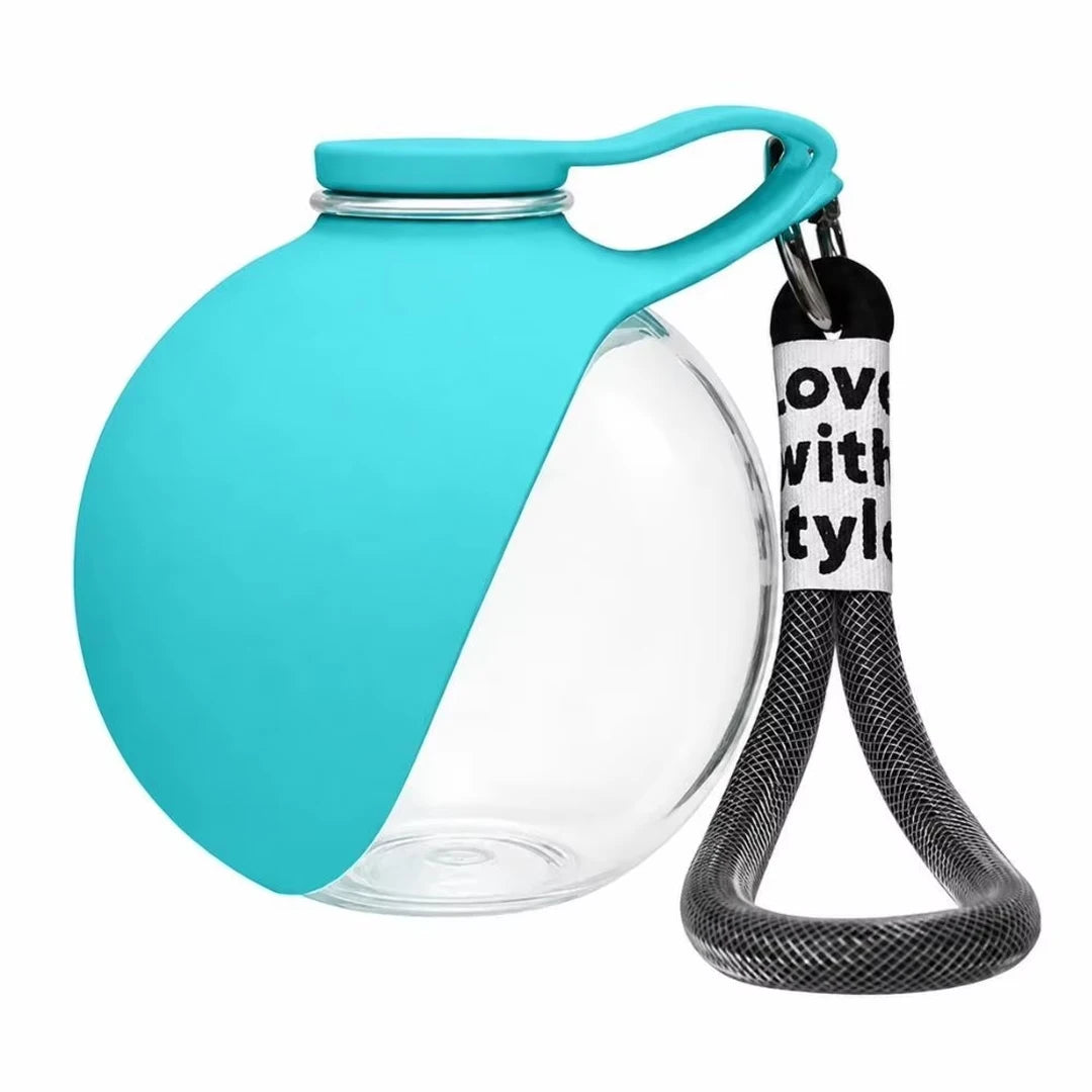 2-in-1 Portable Dog Water Bottle with Bowl – Leak-Proof, No-Spill for Walks & Hikes
