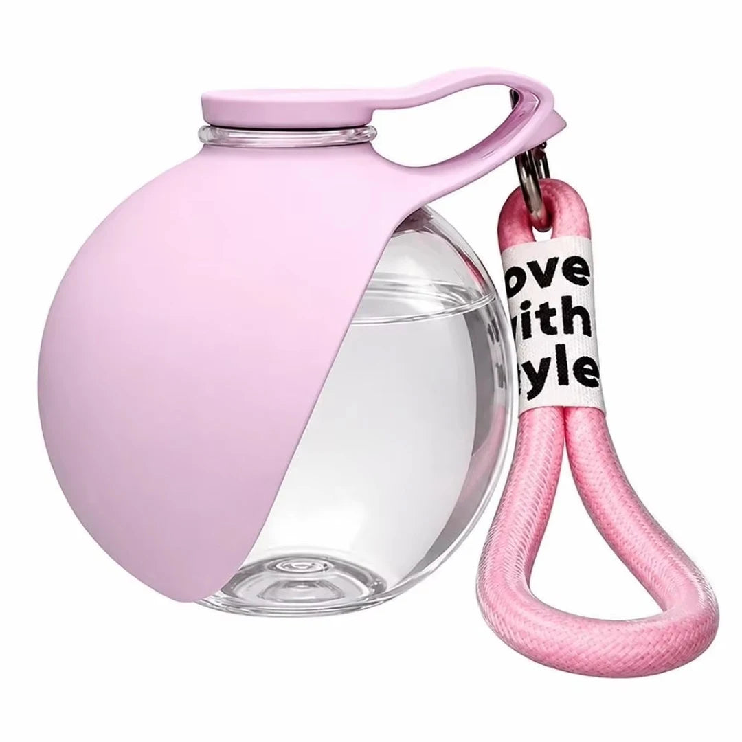 2-in-1 Portable Dog Water Bottle with Bowl – Leak-Proof, No-Spill for Walks & Hikes