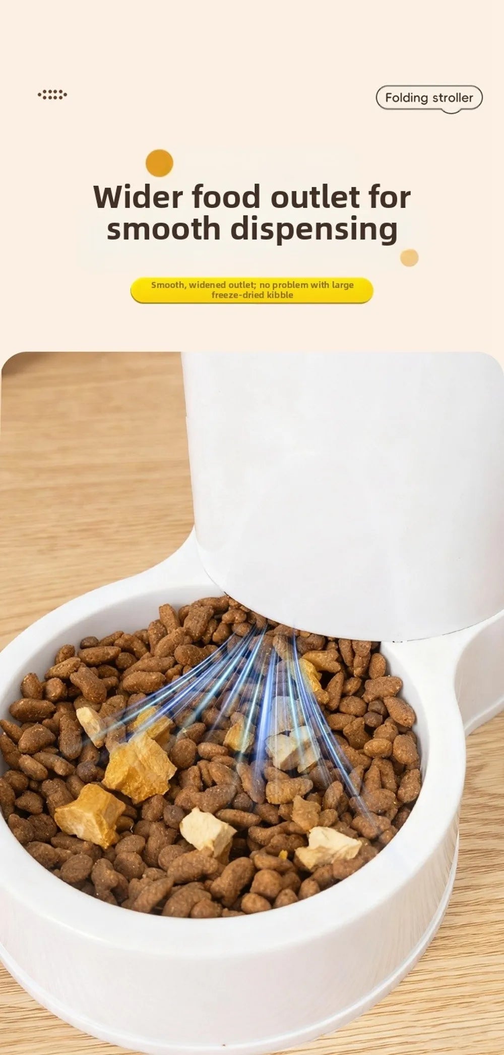 Automatic Gravity Dog Feeder or Water Dispenser – 1.2 L Water / 1.5 kg Food