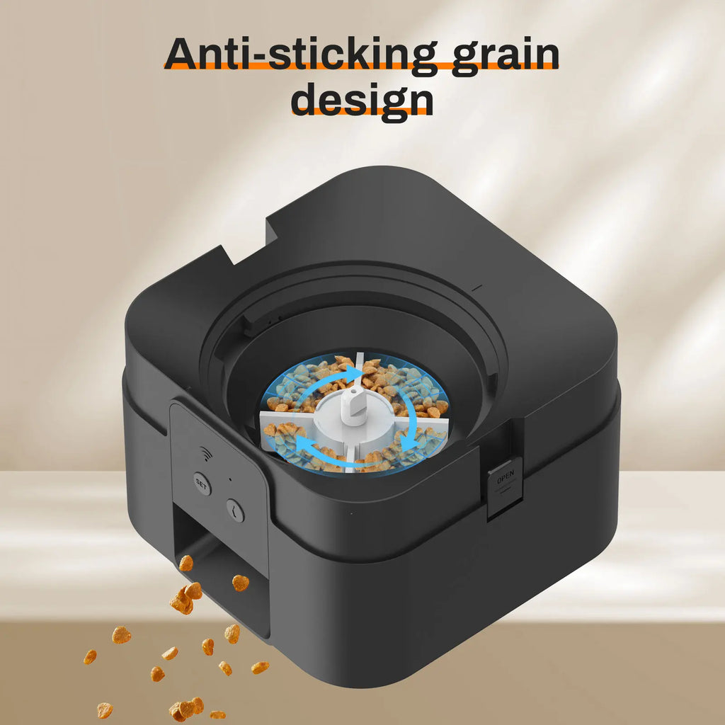 Smart Automatic Dog Feeder – Timed Portion Control, Wi-Fi or Button Model