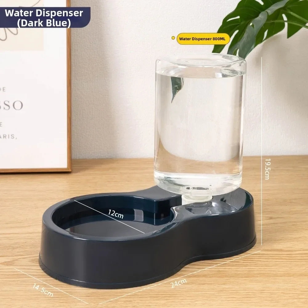 Automatic Gravity Dog Feeder or Water Dispenser – 1.2 L Water / 1.5 kg Food