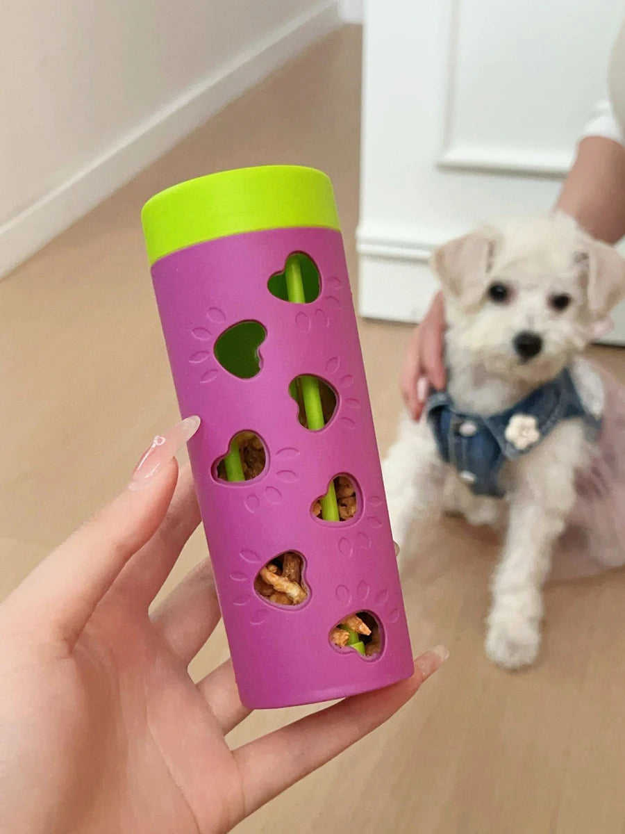 Slow Feeder Treat Ball for Dogs – Rolling Puzzle Toy for Boredom Relief