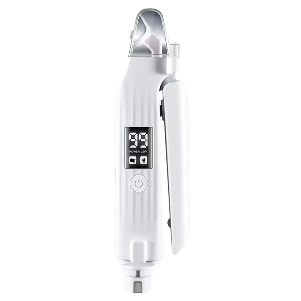 2-in-1 Dog Nail Grinder & Clipper – Rechargeable, Quiet, with LED Light