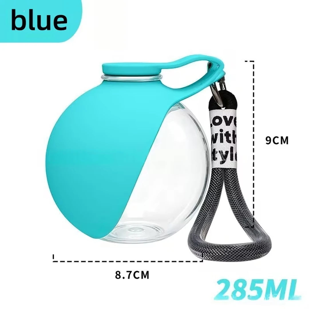 2-in-1 Portable Dog Water Bottle with Bowl – Leak-Proof, No-Spill for Walks & Hikes
