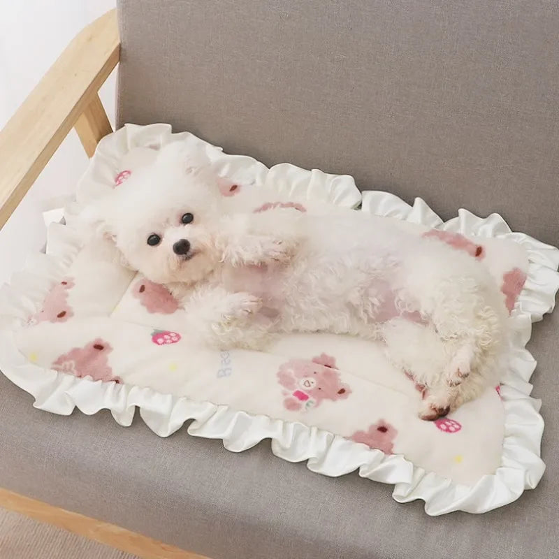 Reversible Dog Sleeping Mat – Thick, Washable Pet Blanket Pad